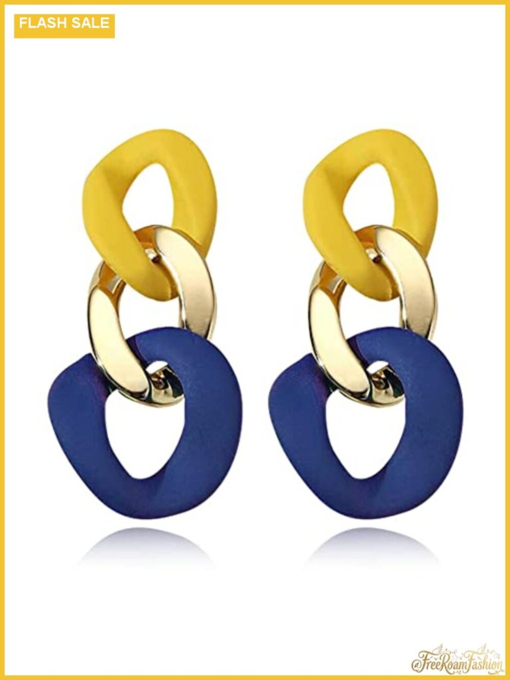 Acrylic Geometric Dangle Drop Earrings Lightweight Minimalist Hypoallergenic